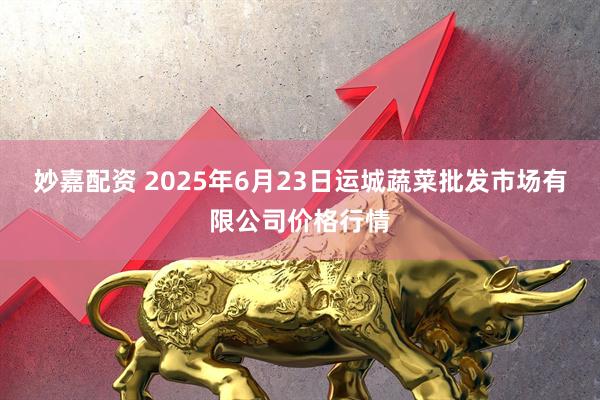 妙嘉配资 2025年6月23日运城蔬菜批发市场有限公司价格行情
